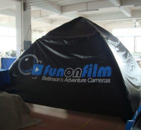 Tent1-68 Tente gonflable noire