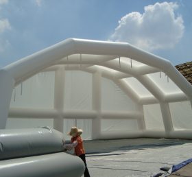 Tent1-282 Tente gonflable extérieure géante Tente blanche