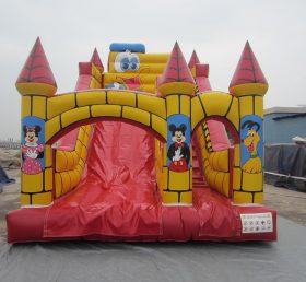 T8-775 Toboggan gonflable pour enfants Disney Château saut