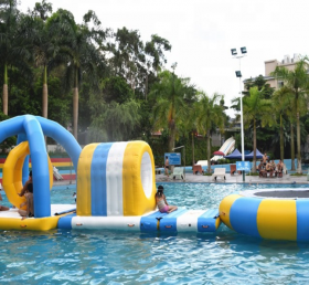 S44 Parc aquatique Jeux d'eau étanches à l'air flottant sur la mer gonflables grands enfants et adultes Trampoline aquatique