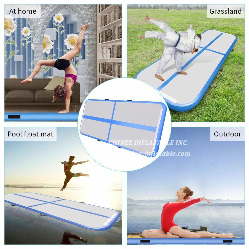 AT1-017 Inflatable Air Track 5M Colorful Inflatable Gymnastics Mattress Gym Tumble Airtrack Floor Tumbling Air Track For Sale