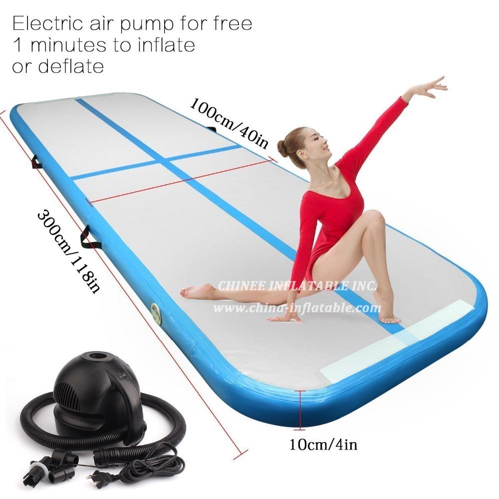 AT1-028 Inflatable Trampoline Mat Gymnastics Airtrack Juegos Inflablestumbling Air Track Floor 5M Electric Air Pump