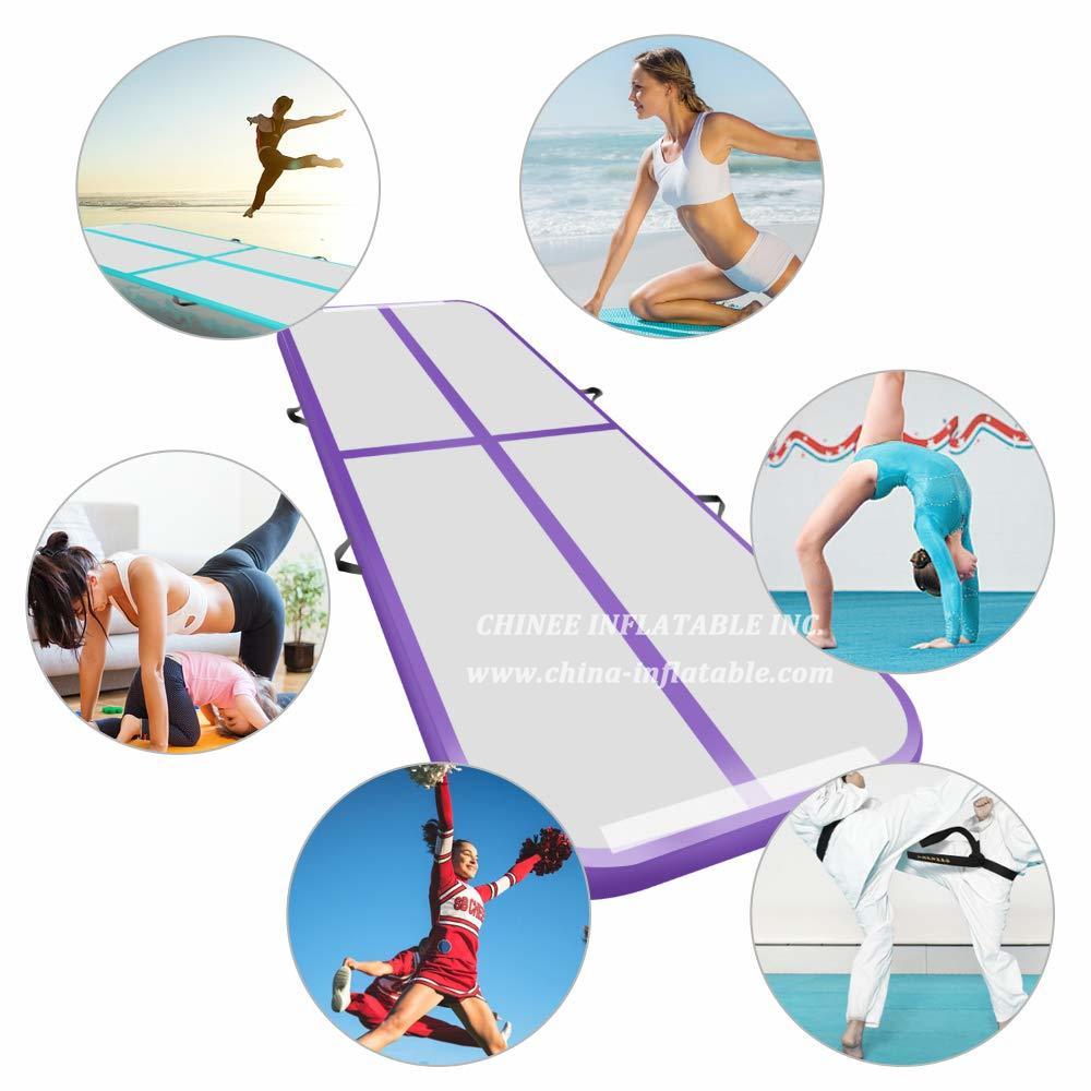 AT1-049 Inflatable Gymnastics Airtrack Tumbling Air Track Floor Trampoline For Home Use/Training/Cheerleading/Beach