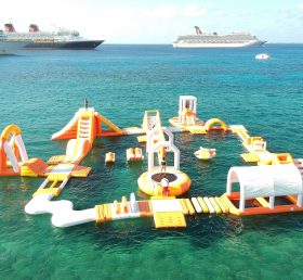 S49 Gonflable flottant parc aquatique parc aquatique île aquatique