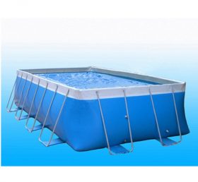 Pool2-007 Extérieur mobile durable cadre en métal Pvc gonflable eau souterraine parc piscine