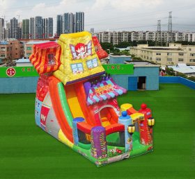 IS3-004 Toboggan gonflable Fun House Slide