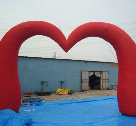 Arch1-240 Arc gonflable en forme de cœur