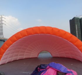 Tent1-603 Tente gonflable géante orange