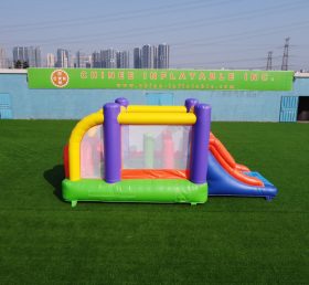 T2-3253 Barrière gonflable piste maison rebondissante combiné petit terrain de jeu pour enfants