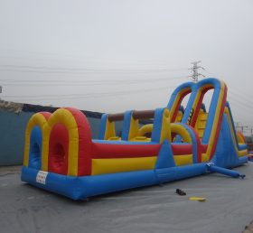 T7-003 Cours de trampoline d'obstacle de parachutisme gonflable