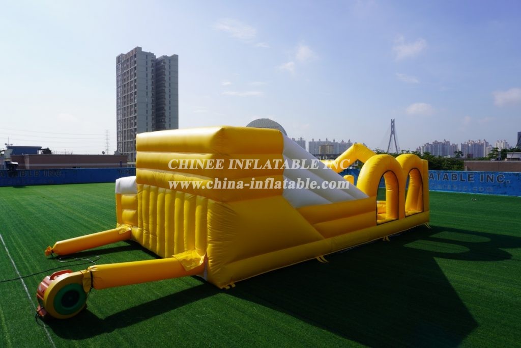 T7-1249 Inflatable Obstacle Course Bounce Jumping House Crown Gate For Kids