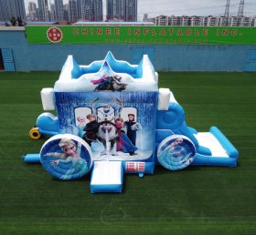 T5-002B Disney Congelé Wagon Combinaison Elsa Castle Saut Slide