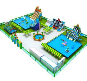 IS11-4003 Zone gonflable maximale Parc d'attractions gonflable Aire de jeux extérieure