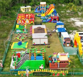 IS11-4018 Zone gonflable maximale Parc d'attractions Aire de jeux en plein air