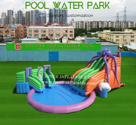 Pool2-616 Parc aquatique de la piscine Octopus