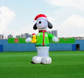 C1-209 Noël gonflable Snoopy