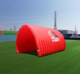 Tent1-4262 Tente tunnel rouge gonflable