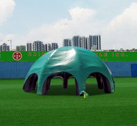 Tent1-4294 Tente araignée gonflable verte