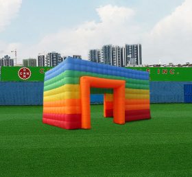 Tent1-4321 Tente de cube gonflable Rainbow