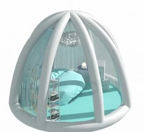 Tent1-5013 Transparent bulle maison tente gonflable chambre de camping