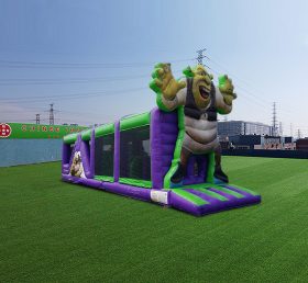 T7-1498 Shrek 3D-Hd Gonflable Steeple Race