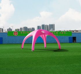Tent1-4694 Campagne publicitaire personnalisée rose araignée tente