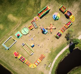 IS11-4025 Zone gonflable Parc d'attractions Aire de jeux en plein air