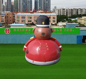 T2-4768 Bear Soldier Dome Bodyguard