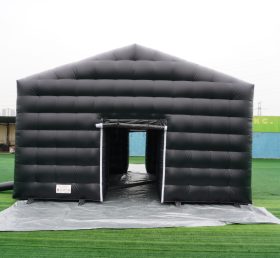 Tent1-704B Tente de fête gonflable noire