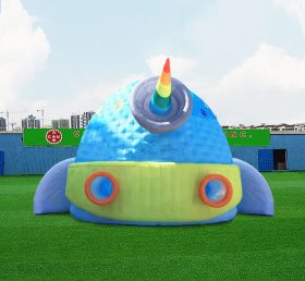 Tente gonflable de dôme de dessin animé de baleine de l'aviation Tent1-6000