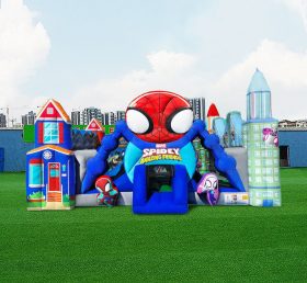 T6-1100 Combinaison château gonflable thème Spiderman