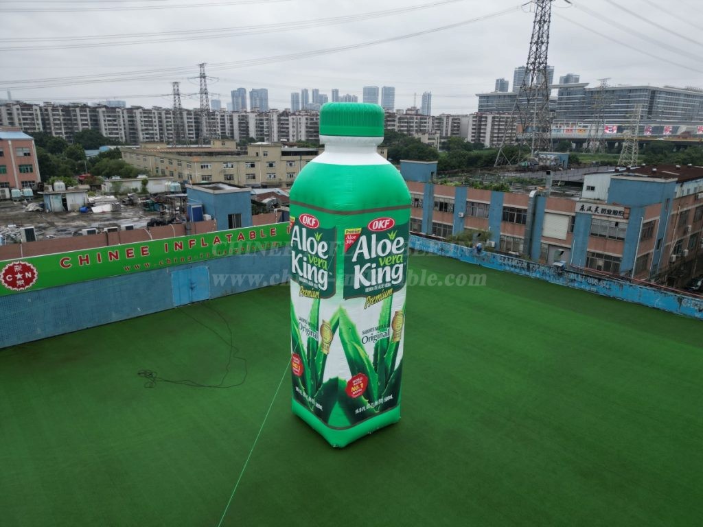S4-1000 10 meter high inflatable beverage bottle shape